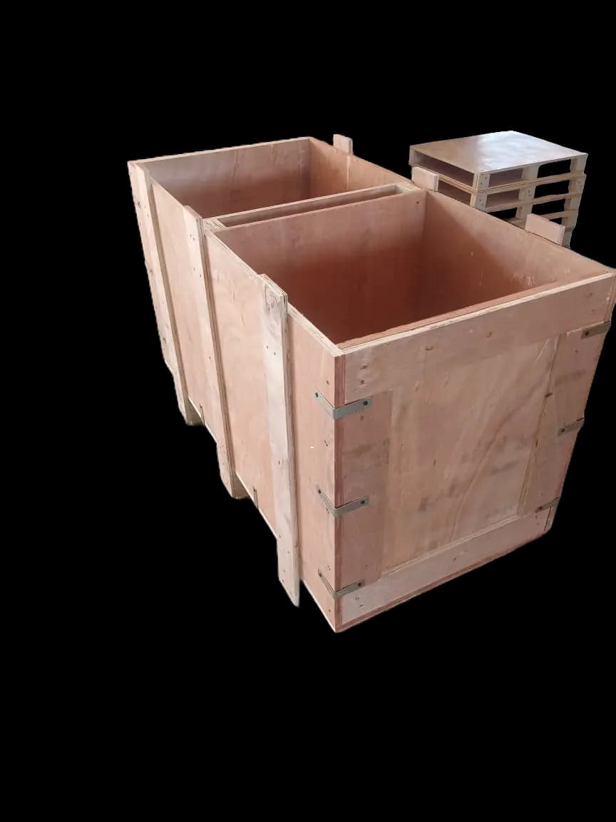 Ply wood box with partition